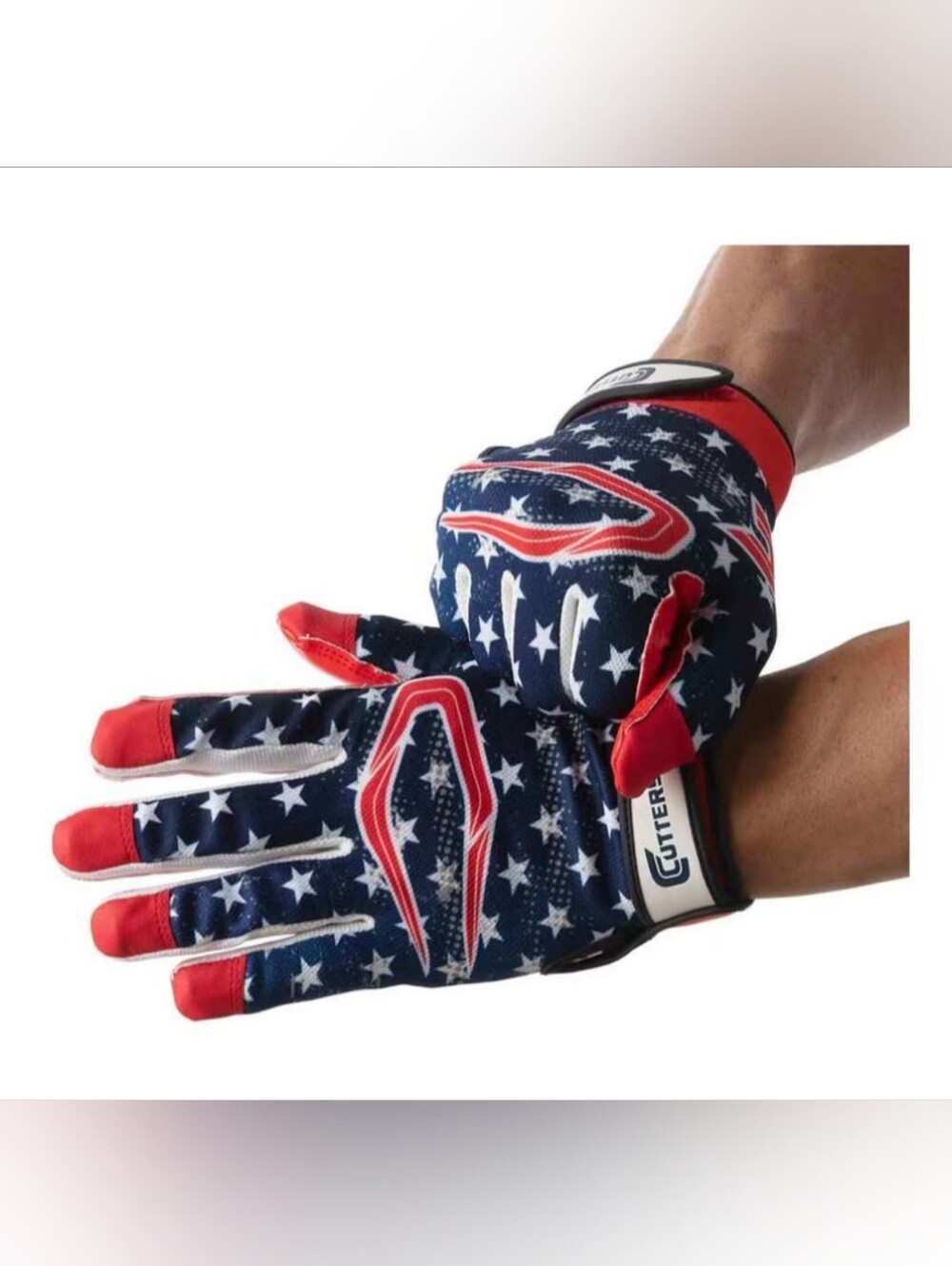 Cutter & Buck Men’s Stars & Stripes Batting Football Gloves